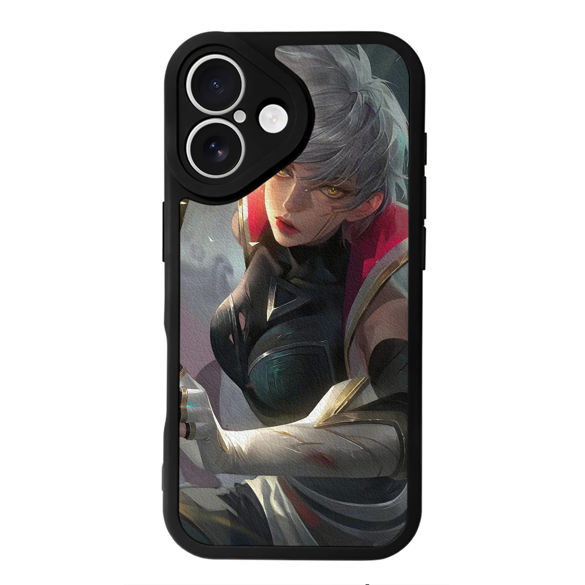 リーグ・オブ・レジェンド League of Legends LOL 【iPhone 16シリーズ対応】シリコンスマホケース（レザー調） 材質：シリコン
